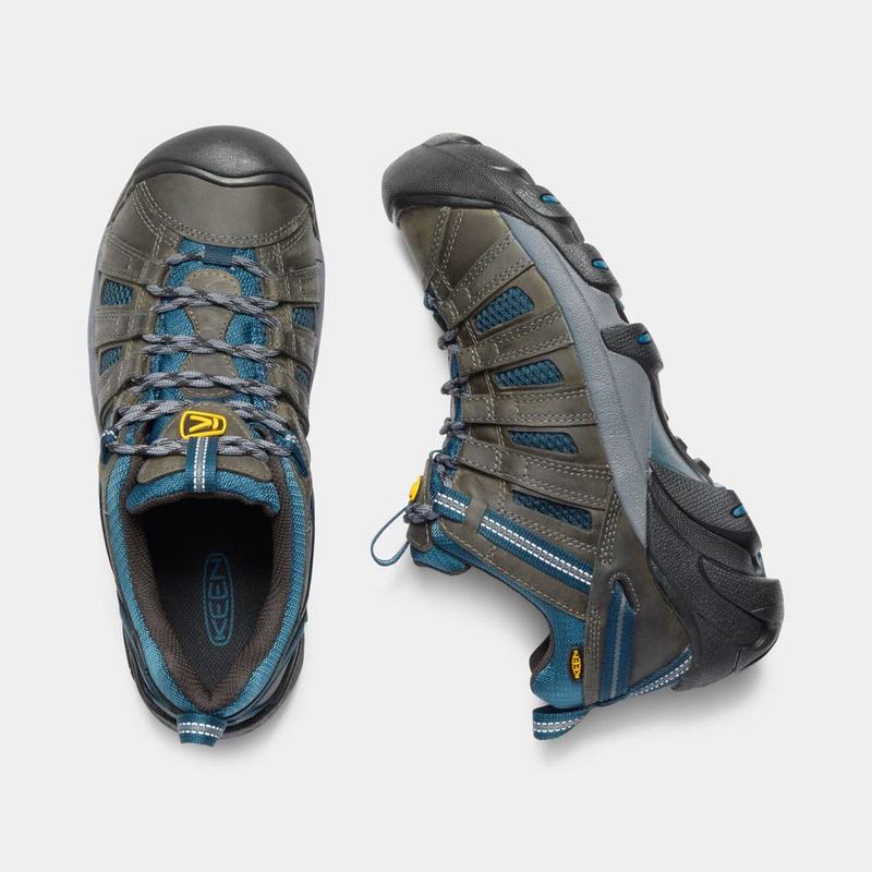 Zapatos Trekking Keen Voyageur Para Hombre Verde Oscuro Oliva/Azules - Zapatos Keen Mexico (940371-V